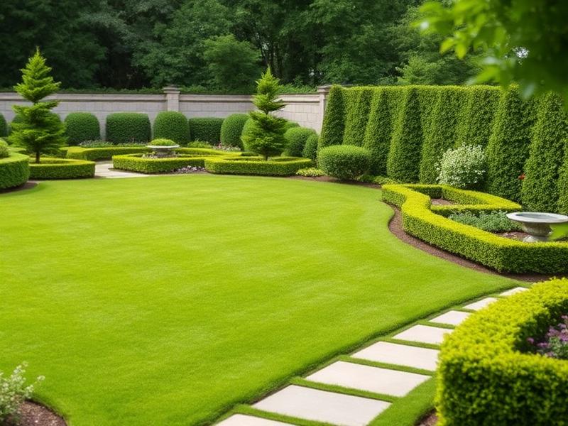 Jardin après intervention — espace paysager aménagé